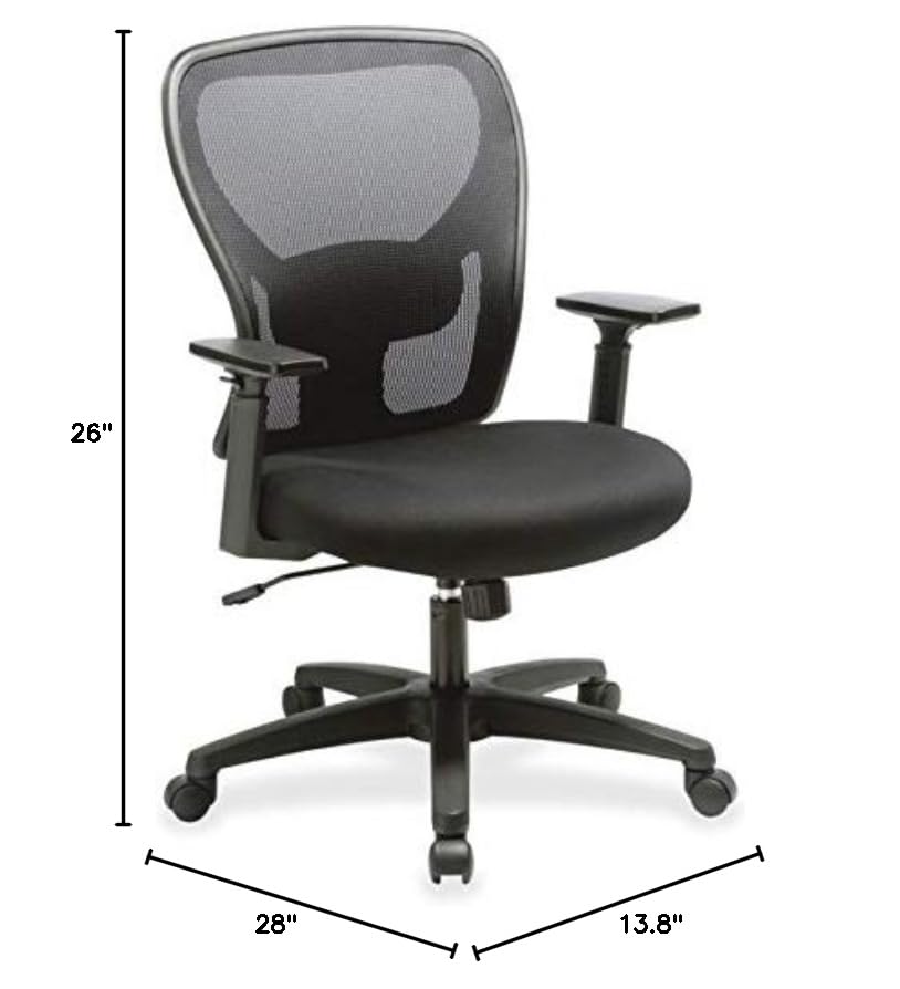 Lorell Mesh Mid-Back Task Chair