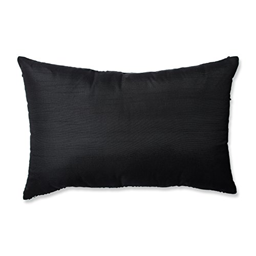 Pillow Perfect Mermaid Black-Silver Rectangular Throw Pillow