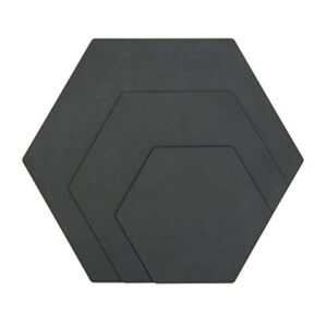 Epicurean Hexagon Display/Serving Board, 9-Inch by 8-Inch, Slate