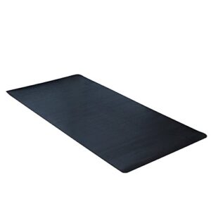 CLIMATEX Indoor/Outdoor Rubber Scraper Mat, 36 in. x 6﻿ ft., Black