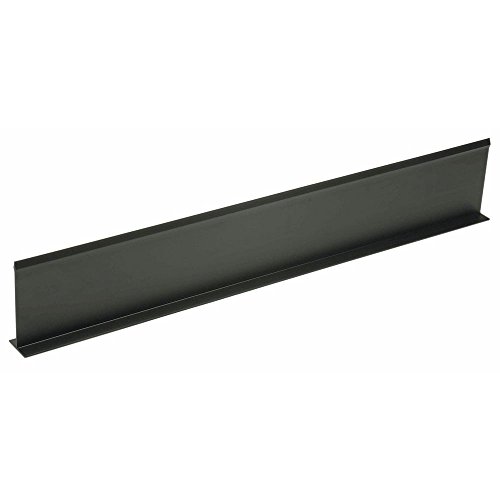 Shelf Divider T Shape Black Plastic - 30" L x 5" H