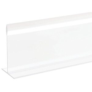 shelf divider case divider t shape clear acrylic - 36" l x 3" h
