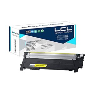 lcl compatible toner cartridge replacement for samsung clt-y404s clt-404s y404s 404s sl-c430 sl-c430w sl-c480 sl-c480w sl-c480fn sl-c480fw sc-c482 sl-c482w sl-c482fw sl-c432 sl-c432w(1-pack yellow)