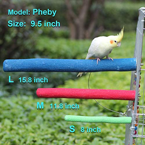 Bird Perch Rough-surfaced Nature Wood Stand Toy Branch for Parrots