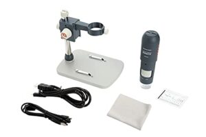 celestron microdirect 1080p hd handheld digital micro viewing digital microscope, grey (44316)