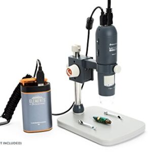 Celestron MicroDirect 1080p HD Handheld Digital Micro Viewing Digital Microscope, Grey (44316)