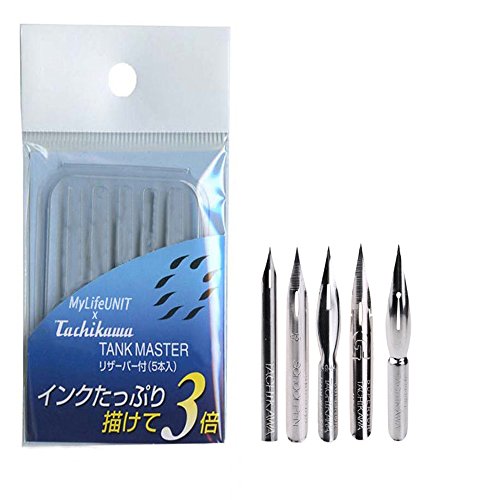 MyLifeUNIT Tachikawa Comic Pen Nib Set - 5 Nibs