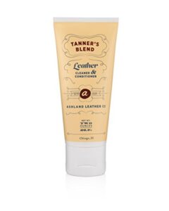 tanner's blend - leather cleaner & conditioner made for horween & genuine real quality leather bags shoes furniture cars wallets purses (2oz)