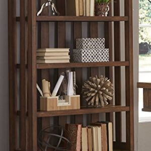 Liberty Furniture Industries Arlington House Open Bookcase, W37 x D15 x H60, Medium Brown