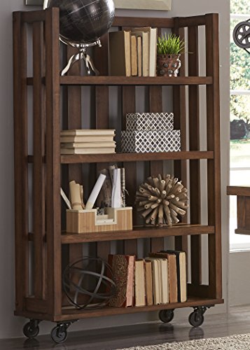 Liberty Furniture Industries Arlington House Open Bookcase, W37 x D15 x H60, Medium Brown