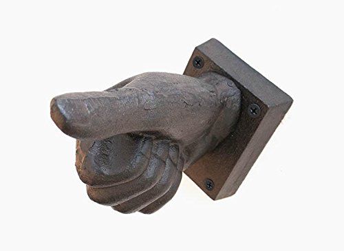 Cast Iron Thumbs Up Themed Wall Mounted Hook