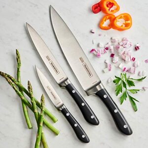 Tramontina Cutlery Knife Set with Hardwood Counter Block Forged-Contemporary 14 Piece, 80008/547DS