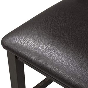 Liberty Furniture Industries Lawson Splat Back Counter Chair (RTA), W19 x D21 x H41, Black