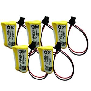 5PC Lithonia ELB B001 Replacement Emergency Light Battery