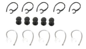zotech ear hook/foam bud compatible replacement repair parts, 20 piece compatible with samsung hm6000 hm1900 hm3000 hm1600 hm1300
