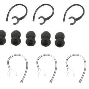 Zotech Ear Hook/Foam Bud Compatible Replacement Repair Parts, 20 Piece Compatible with Samsung HM6000 HM1900 HM3000 HM1600 HM1300