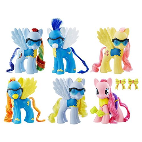 My Little Pony Wonderbolts 6 Figure Set Exclusive NEW .HN#GG_634T6344 G134548TY58226