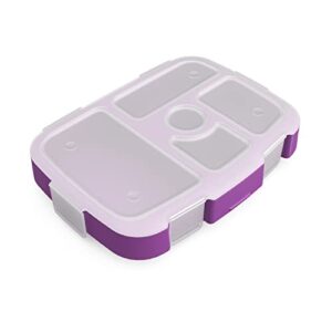 bentgo kids tray with transparent cover (purple)