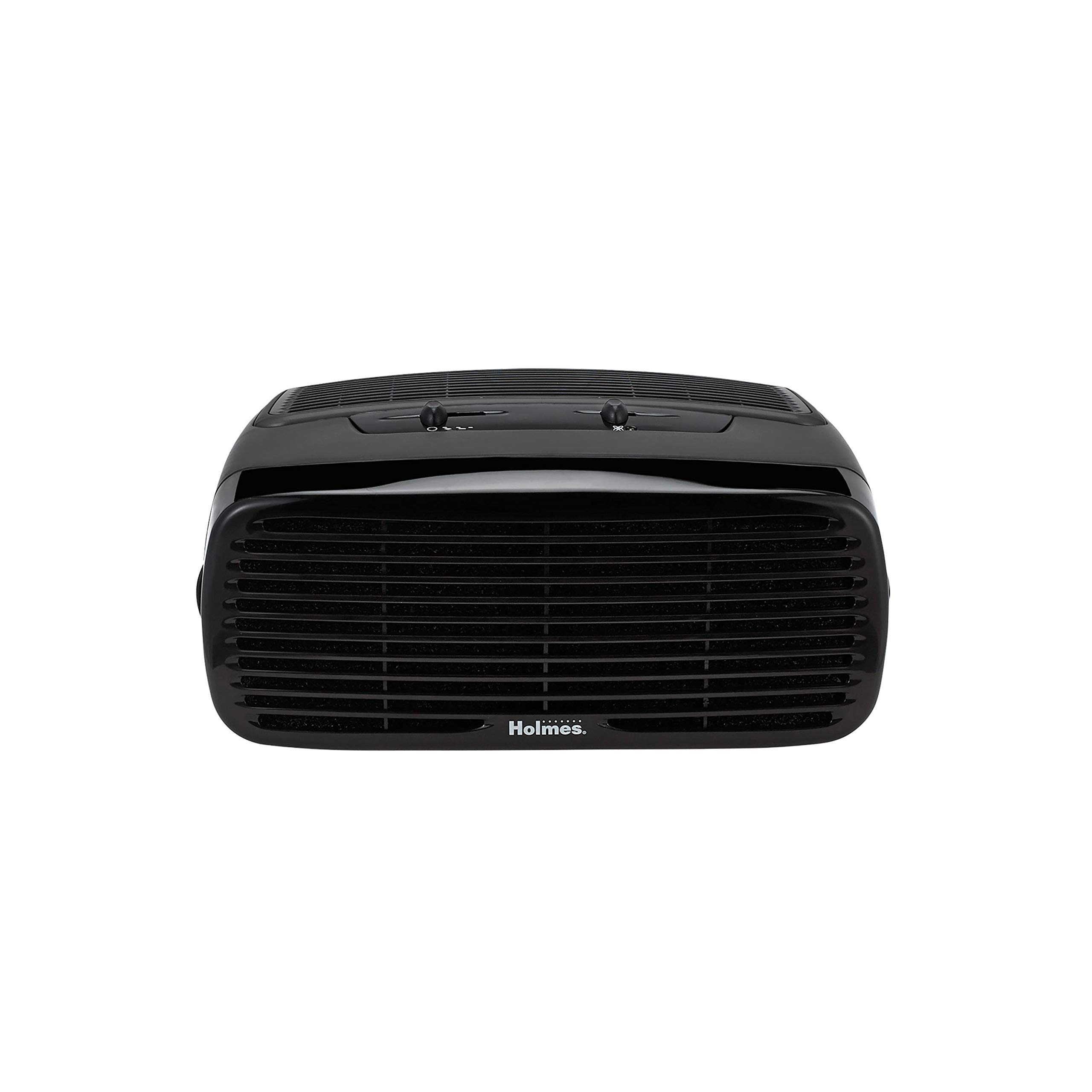 Holmes Desktop HEPA-Type , 3 Speeds plus Optional Ionizer small Air Purifier, HAP242B-U, Black