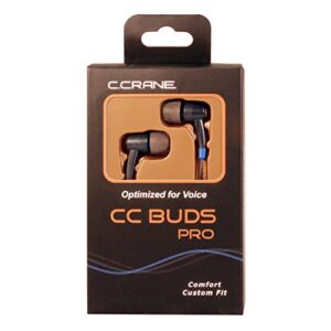 C. Crane CC Buds-Pro Full Stereo in-Ear Earbud Headphones – for Audio Books and Voice Clarity