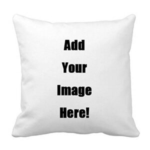 sw&im design image or text print of custom pillowcase(without inner),photo personalized christmas pillow,decorate for car or sofa and so on 18" x 18"