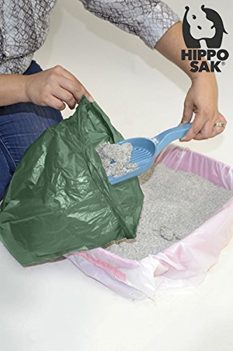 Hippo Sak Extra Large Pet Poop Bags for Large Dogs and Cat Litter, 480 Count