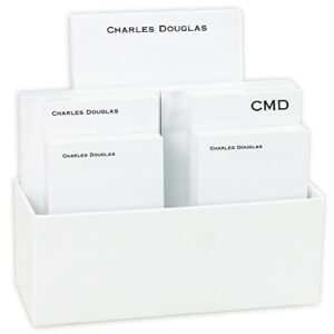 personalized executive 7-tablet set with linen holder