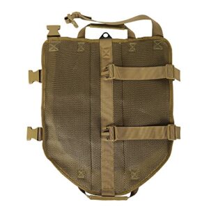 LIVABIT [ Tan ] Canine Service Dog Tactical Molle Vest Harness Large