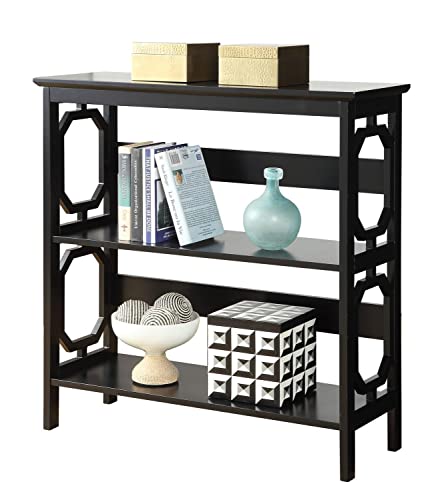 Convenience Concepts Omega 3 Tier Bookcase, Black