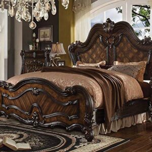 ACME Versailles Eastern King Bed - - Cherry Oak