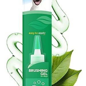 Fresh Breath by TropiClean Brushing Dental & Oral Care Gel for Dogs & Cats, 2oz, Made in USA - Removes Plaque & Tartar