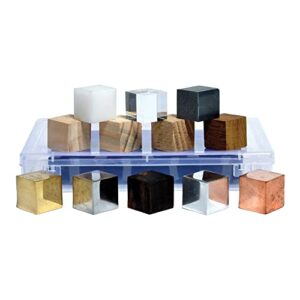 united scientific supplies 1177h18ea dcset12 density cube set