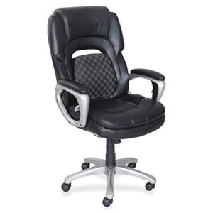 lorell wellness by design chair, 46.8" x 26.8" x 30", black