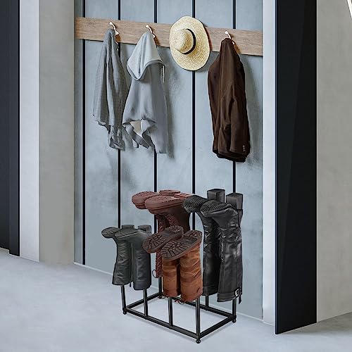 Yescom 4-Pair Boot Rack Organizer Storage Stand Holder Hanger Home Closet Shoes Shelf Easy to Assemble