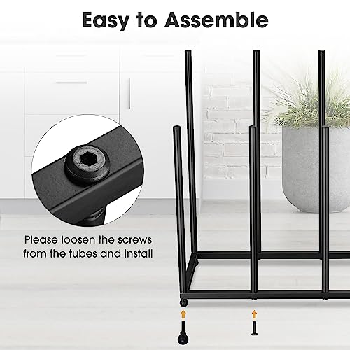 Yescom 4-Pair Boot Rack Organizer Storage Stand Holder Hanger Home Closet Shoes Shelf Easy to Assemble