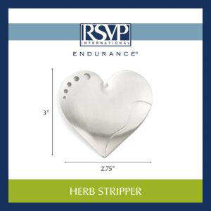 RSVP International Endurance Kitchen Collection Herb Stripper, 3" x 0.25" x 2.75", Stainless Steel