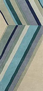 Novogratz Delmar Collection Ultralight Area Rug, 5'0" x 8'0", Blue