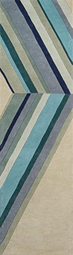 Novogratz Delmar Collection Ultralight Area Rug, 5'0" x 8'0", Blue