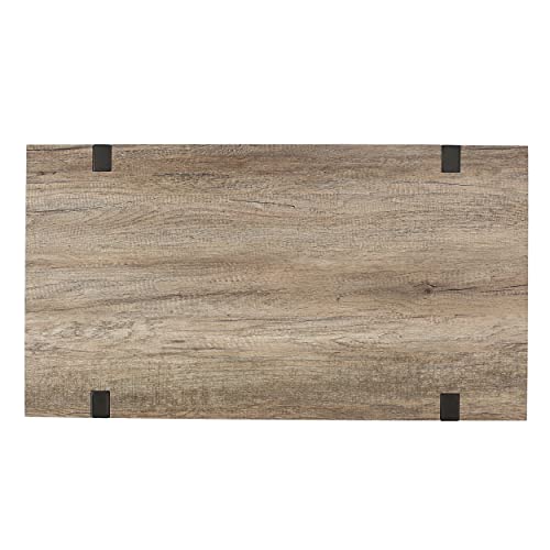 Christopher Knight Home Abitha Faux Wood Coffee Table, Canyon Grey, 23.60 in x 43.25 in x 16.75 in