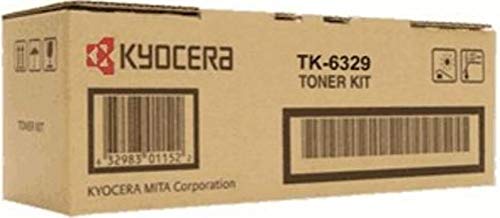 Kyocera 1T02NK0CS0 Model TK-6329 Black Toner Cartridge For use with Kyocera TASKalfa 4002i, 4003i, 5002i, 5003i, 6002i and 6003i A3 Black & White Multifunctionals