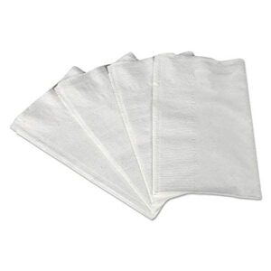 bell marque white dinner napkin-300 2-ply white dinner napkins, 0.1" height, 17" width, 15" length (pack of 300)