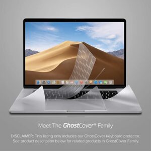 UPPERCASE GhostCover Premium Ultra Thin Keyboard Protector, Compatible with MacBook Pro with Touch Bar 13" and 15" (2016 2017 2018 2019, Apple Model Number A1706, A1707, A1989, A1990, A2159)