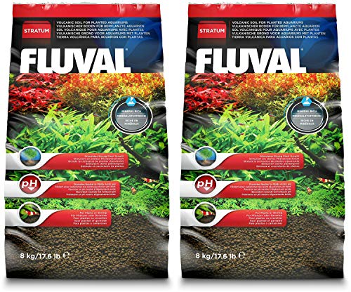 Fluval Plant and Shrimp Stratum, 17.6 Pound, 2 Pack