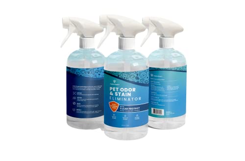 Apply Guard Professional Strength Pet Stain And Odor Eliminator for Dogs, Cats, and All Pets- Instantly Neutralize and Sanitize Tough Pet Odors and Pet Urine Stains 16oz. Cat Pee Odor Destroyer.