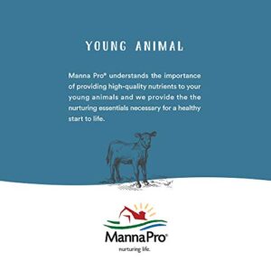 Manna Pro Suckle Pro Calf Milk Replacer | 22% Protein with Probiotics | 25 lb