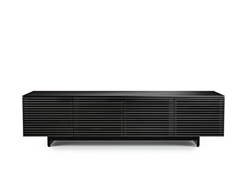 BDI Corridor 8173 Quad-Width Low Media Cabinet, Charcoal