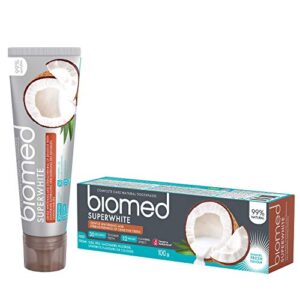 biomed superwhite natural toothpaste