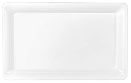 Plastic Tray - 11" x 18" | White | 1 Pc.