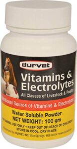 durvet healthy flock poultry vitamins 100gm (.220lb)