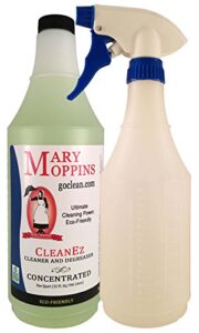 mary moppins cleanez eco-friendly concentrated cleaner (makes 8 gallons rtu product)